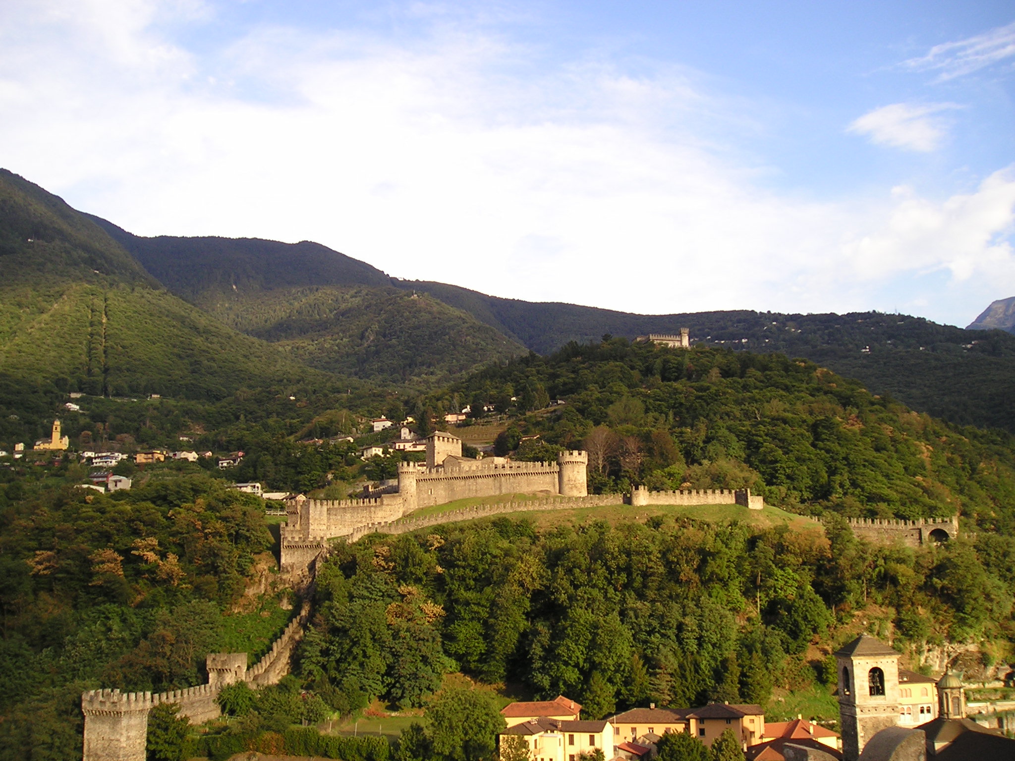 Castles of Bellinzona — view