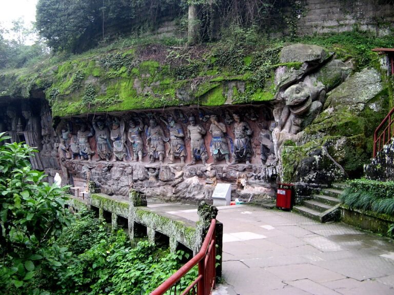 UNESCO World Heritage Sites Near Dazu: 50,000 Tang-Song Rock Carvings, the 31-Metre Recumbent Buddha and the Baodingshan Horseshoe Cliff
