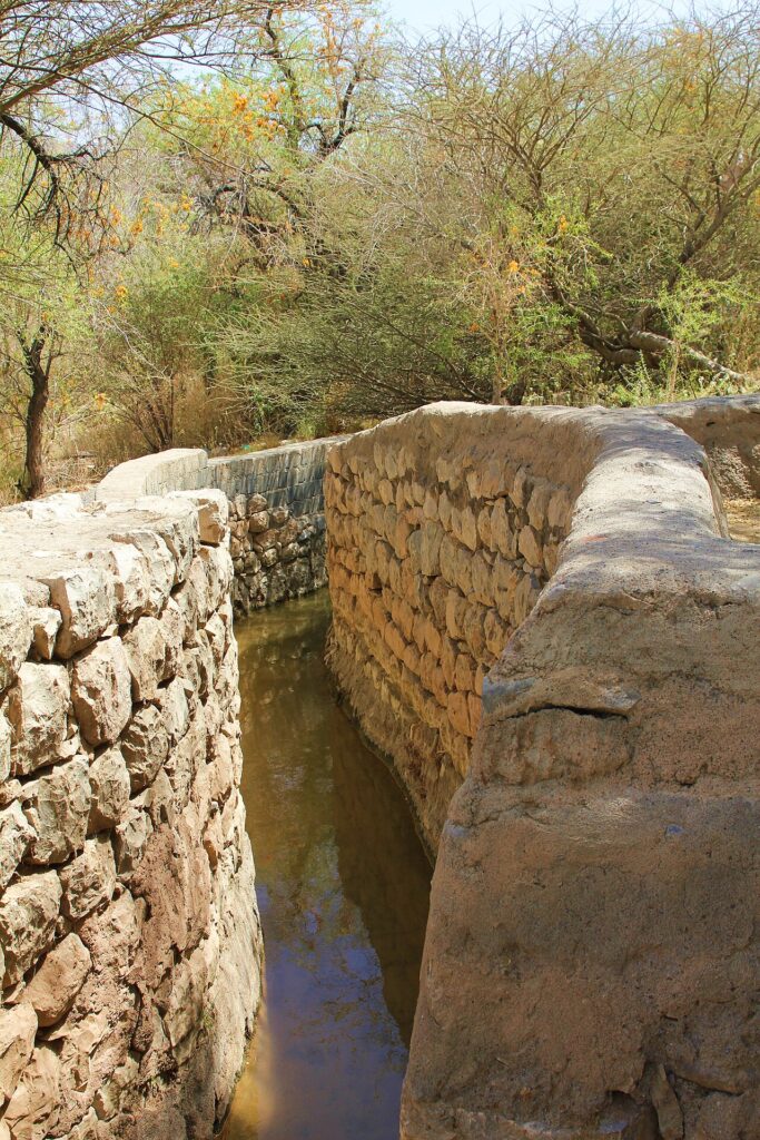 UNESCO World Heritage Sites Near the Aflaj Irrigation Systems of Oman: 3,000 Gravity-Fed Channels That Have Watered the Desert for 2,000 Years, the Water Auctions of Nizwa and the Communities That Still Drink by Shadow-Time