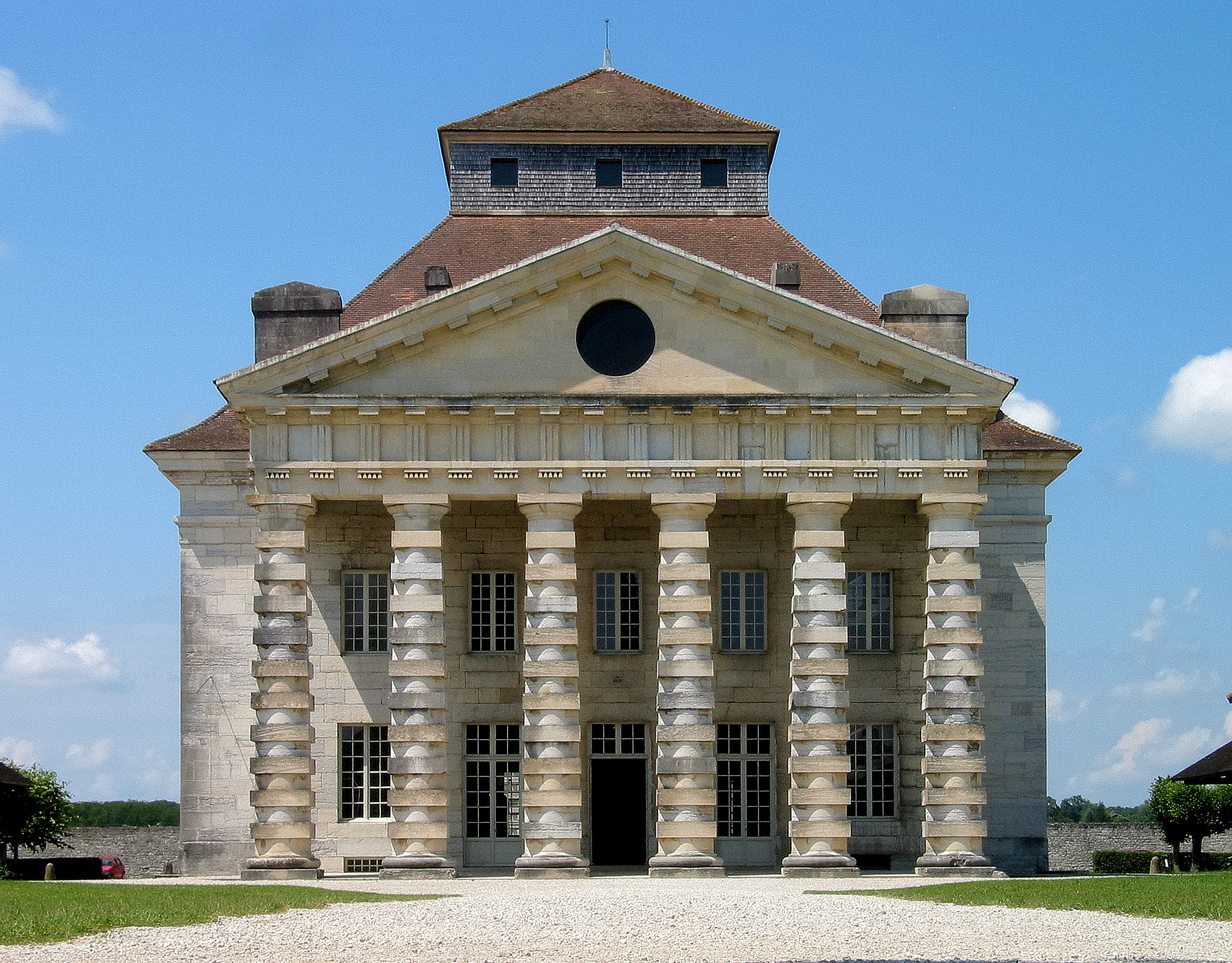 Royal Saltworks at Arc-et-Senans — view