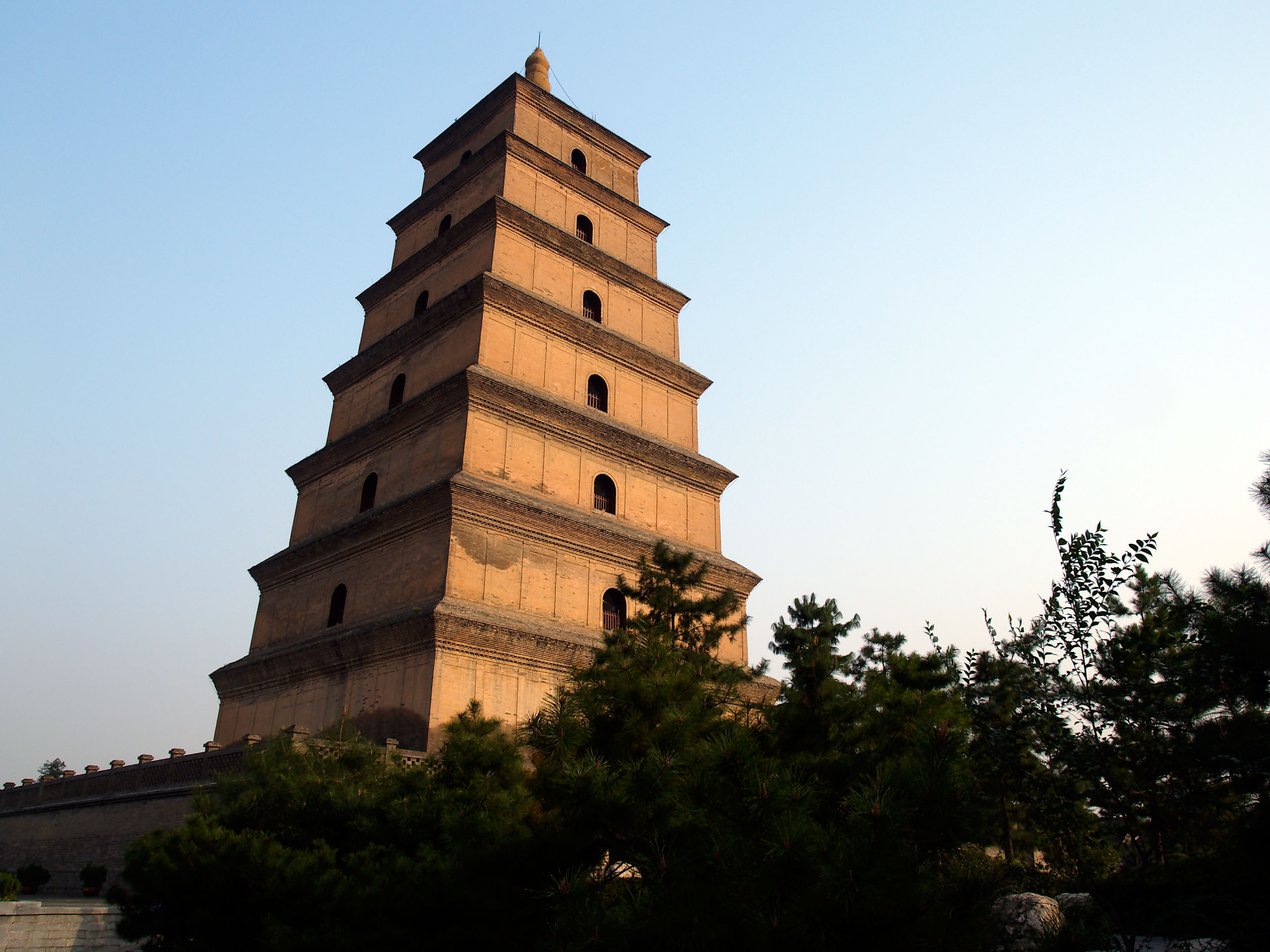 Giant Wild Goose Pagoda — view