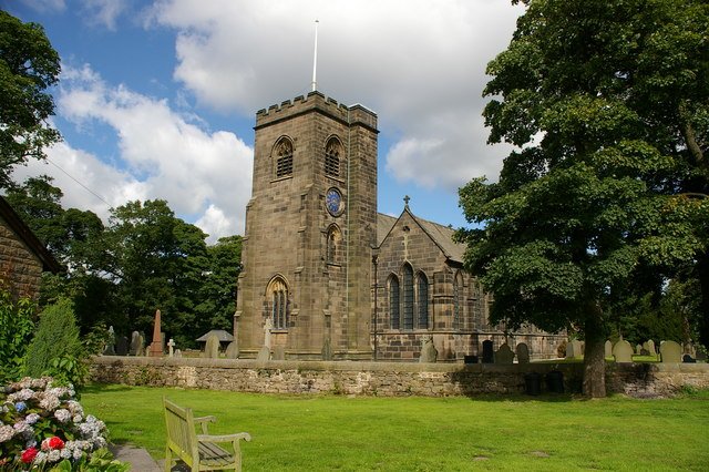 Holy Trinity Church, Hoghton — view