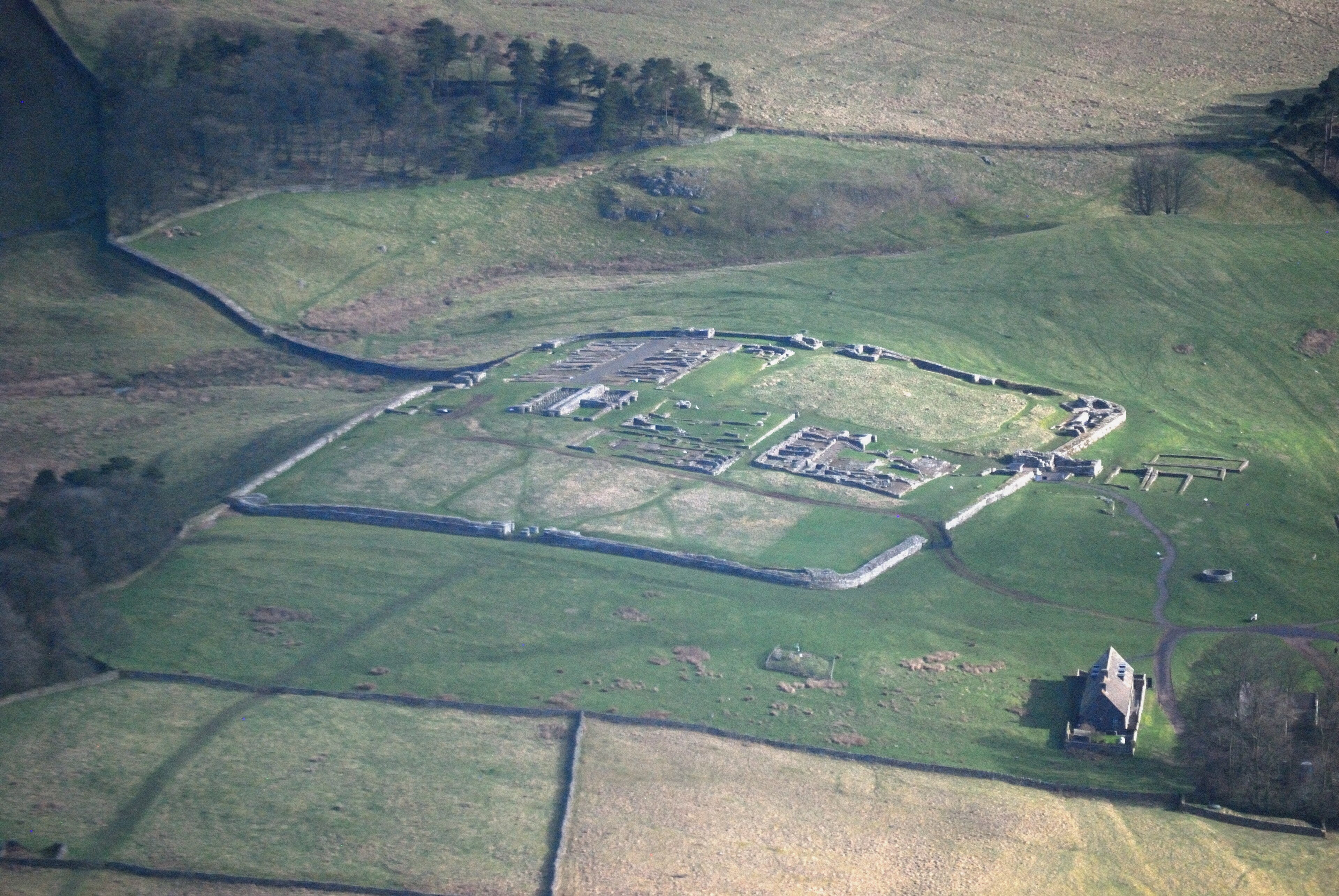 Housesteads Roman Fort — view Housesteads Roman Fort — view
