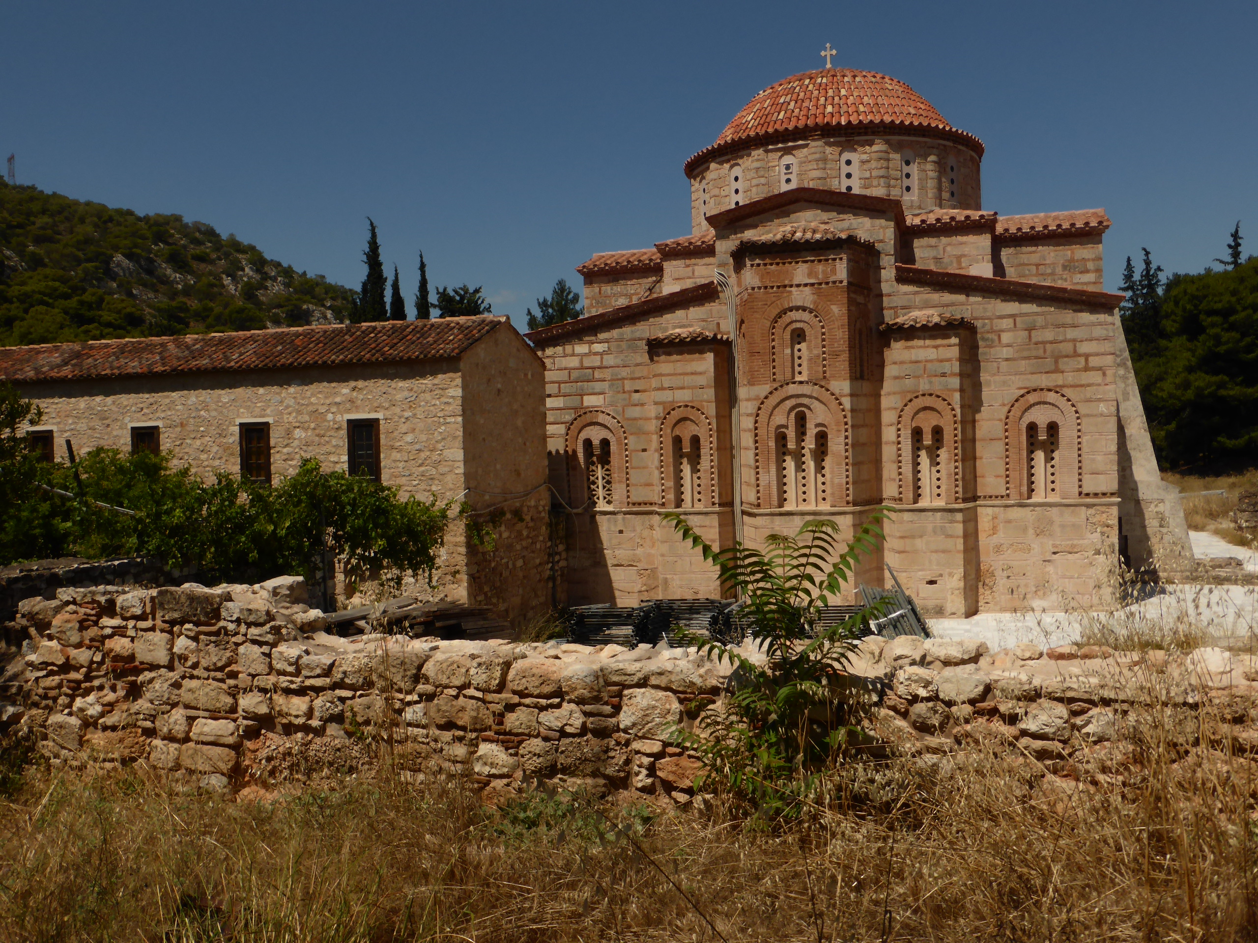 Daphni Monastery — view Daphni Monastery — view