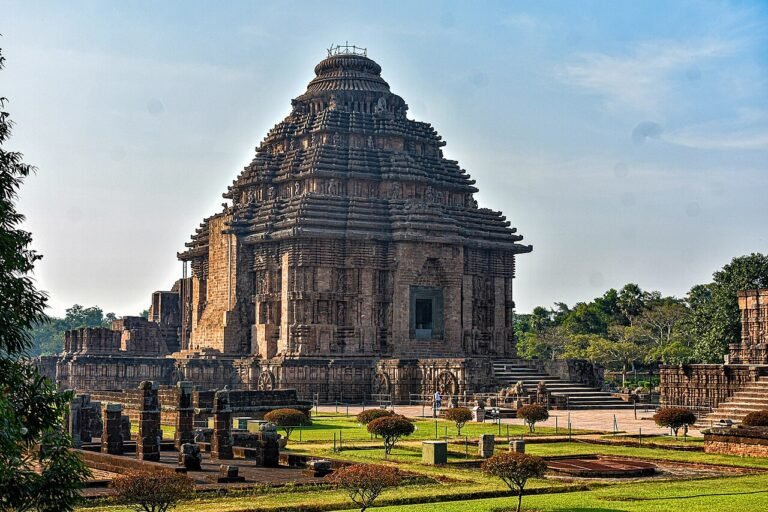 UNESCO World Heritage Sites Near Konark: The 13th-Century Stone Chariot of the Sun God, 24 Carved Wheels and the Black Pagoda of Odisha