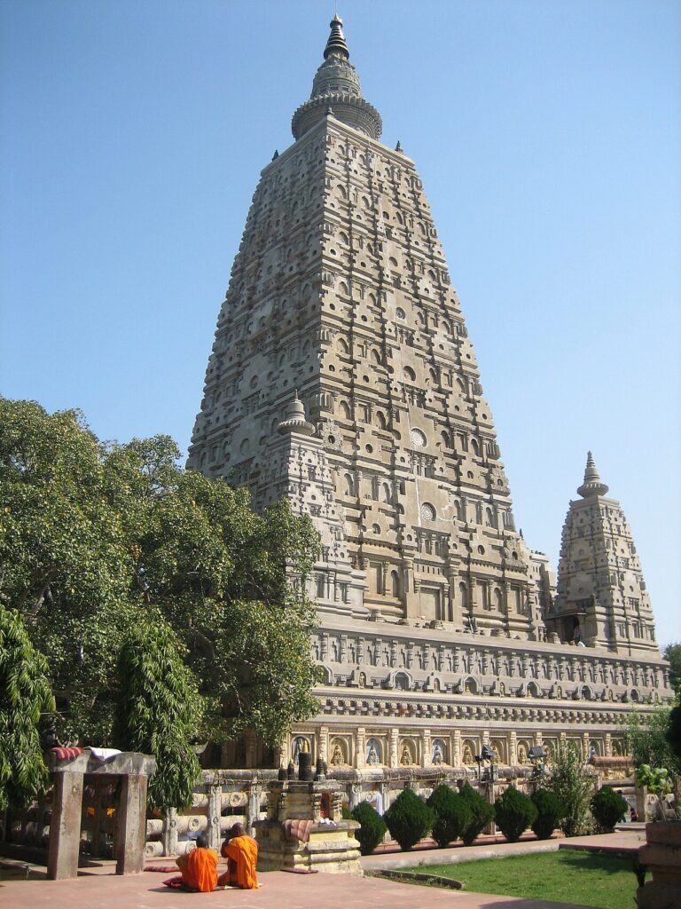 UNESCO World Heritage Sites Near the Mahabodhi Temple at Bodh Gaya: The Spot Where the Buddha Attained Enlightenment, the Bodhi Tree Descended From a Sri Lankan Cutting and the Stone Ashoka Placed 2,250 Years Ago