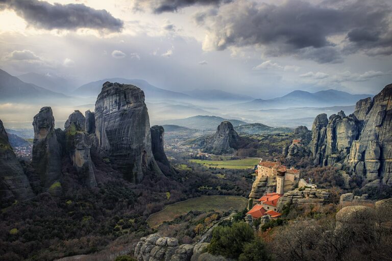 UNESCO World Heritage Sites Near Meteora: Six Greek Orthodox Monasteries Suspended in the Sky, the Net-Hoisted Monks of the 14th Century and the 60-Million-Year-Old Sandstone Pillars of Thessaly