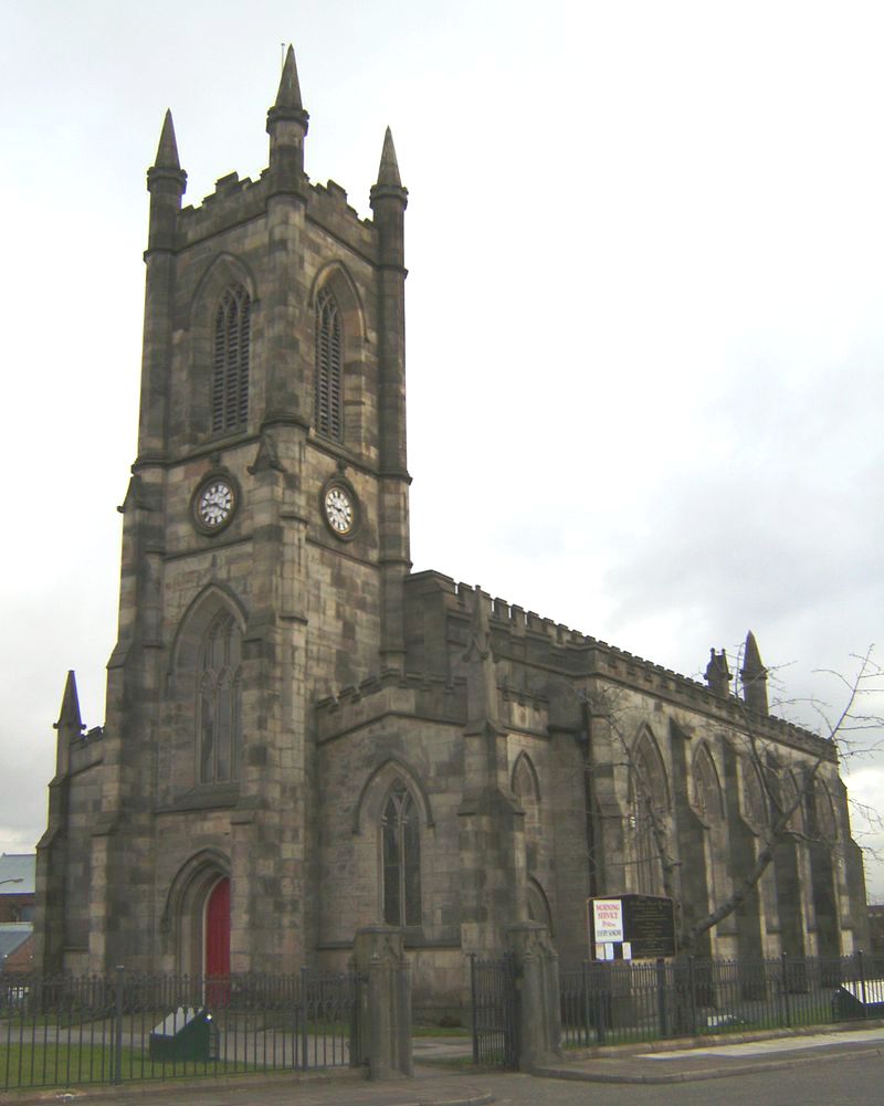 St Thomas' Church, Pendleton — view St Thomas' Church, Pendleton — view