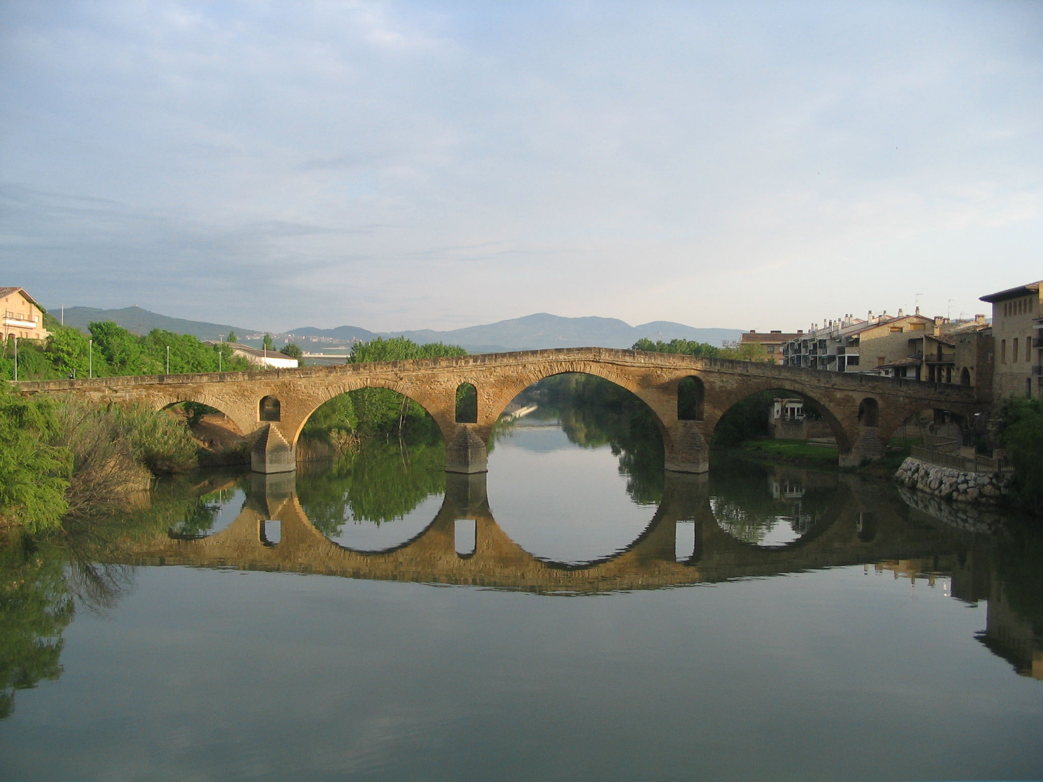 Puente la Reina, Navarre — view Puente la Reina, Navarre — view