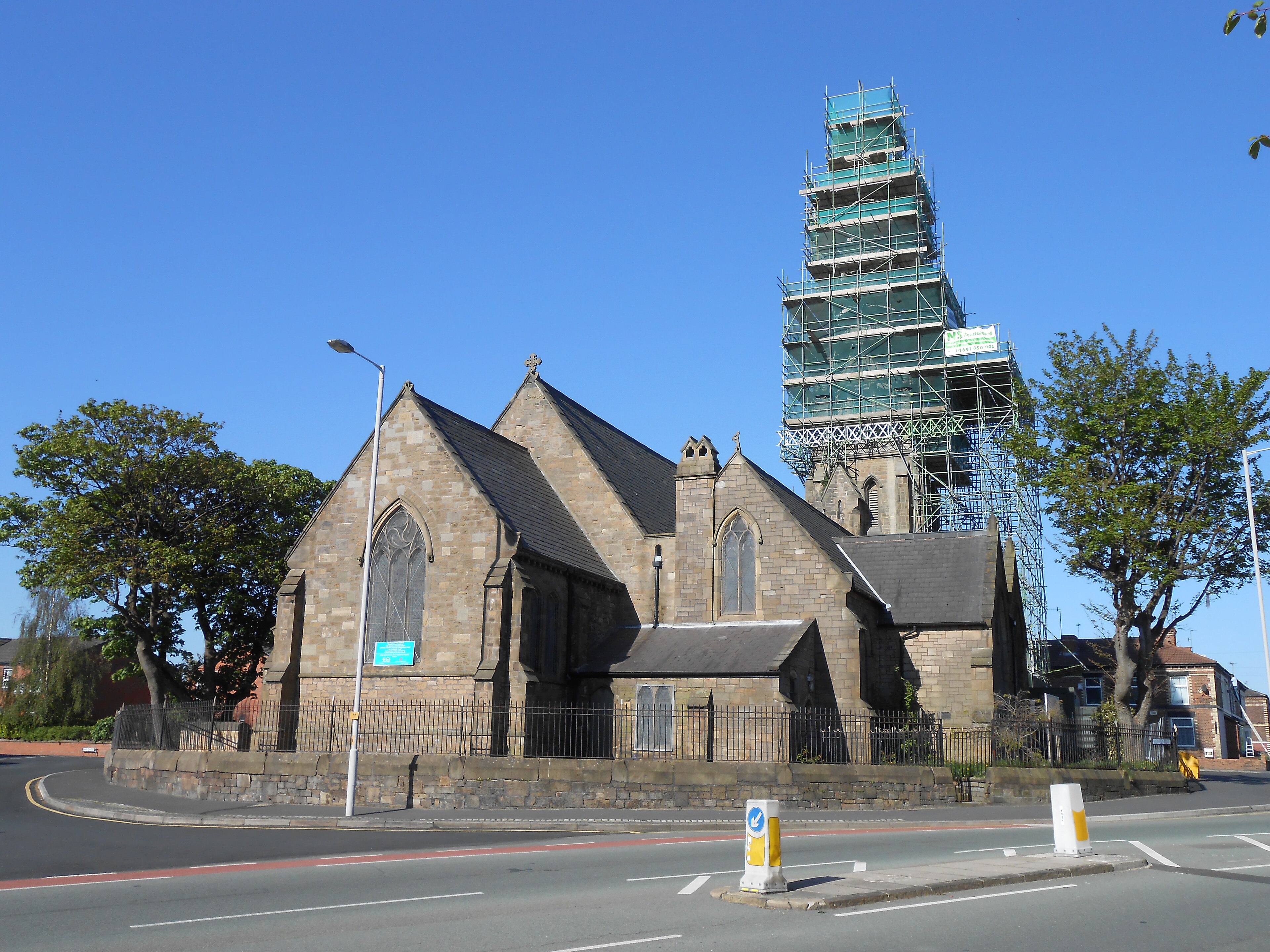 St Paul's Church, Seacombe — view St Paul's Church, Seacombe — view