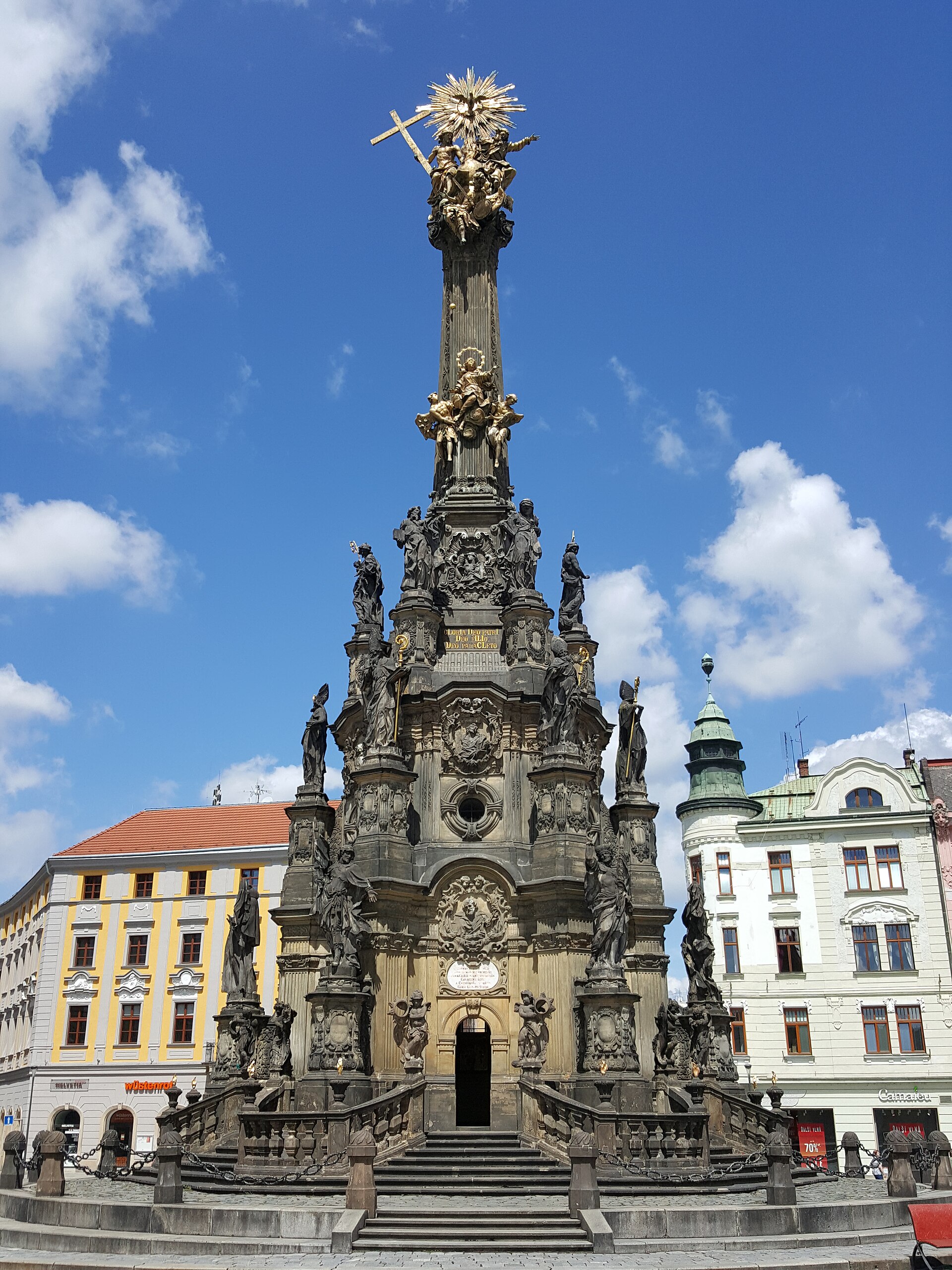 Holy Trinity Column, Olomouc — view