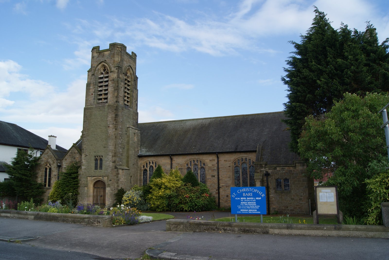 St Christopher's Church, Bare — view St Christopher's Church, Bare — view