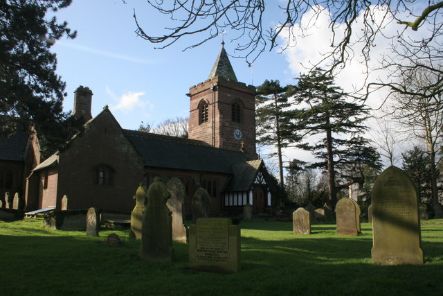 St Mary's Church, Dodleston — view St Mary's Church, Dodleston — view