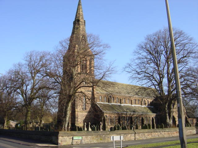 St Mary's Church, Knowsley — view