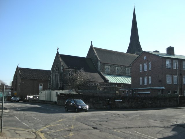 St Osburg's Church, Coventry — view