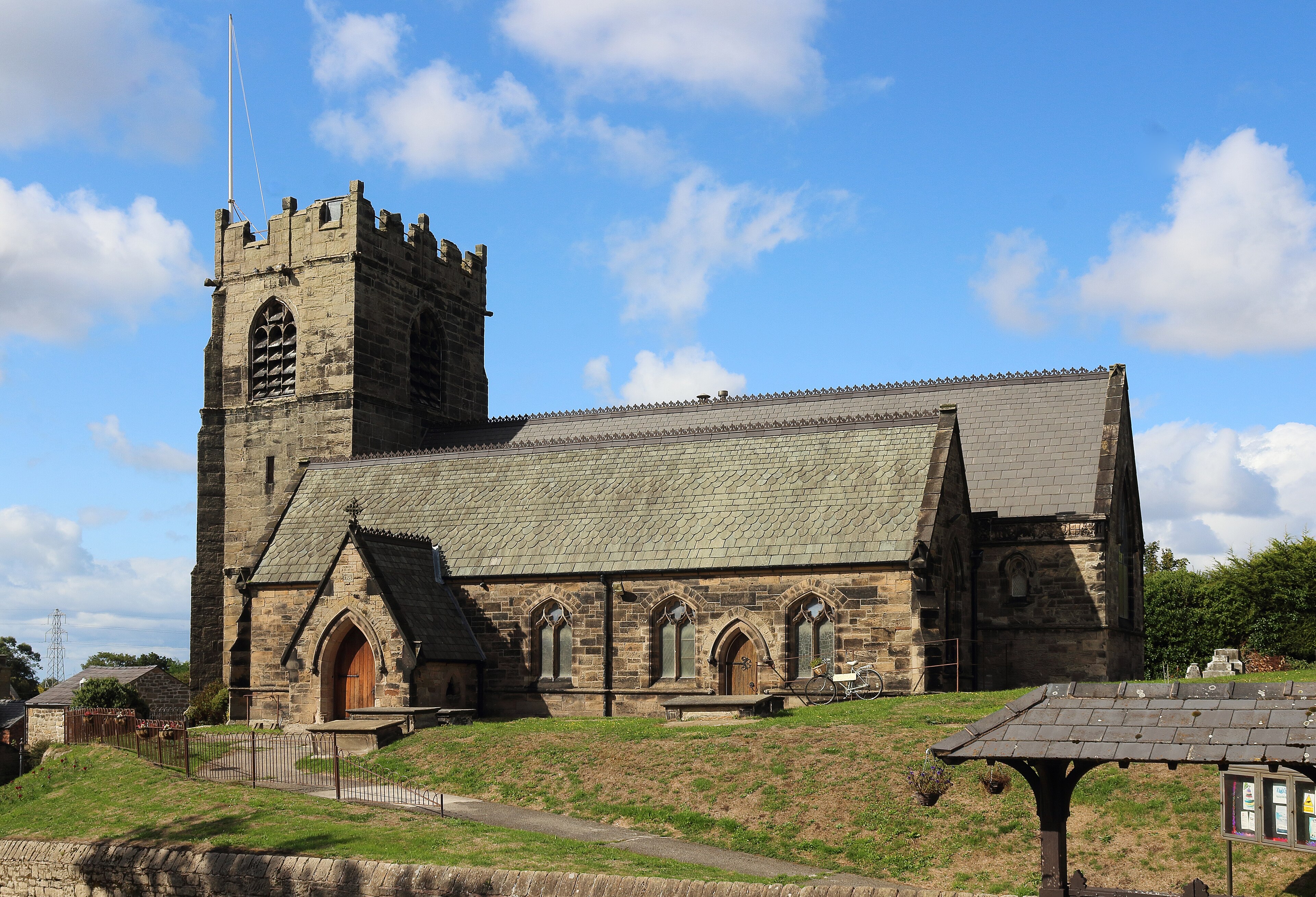 St Oswald's Church, Bidston — view St Oswald's Church, Bidston — view