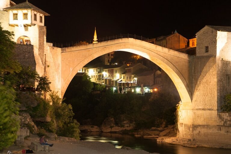 UNESCO World Heritage Sites Near Sarajevo: the Old Bridge of Mostar and Medjugorje Landscape