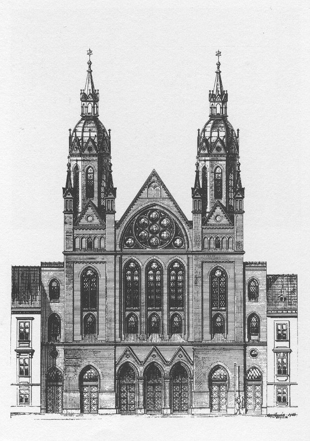 Neudeggergasse Synagogue — view Neudeggergasse Synagogue — view