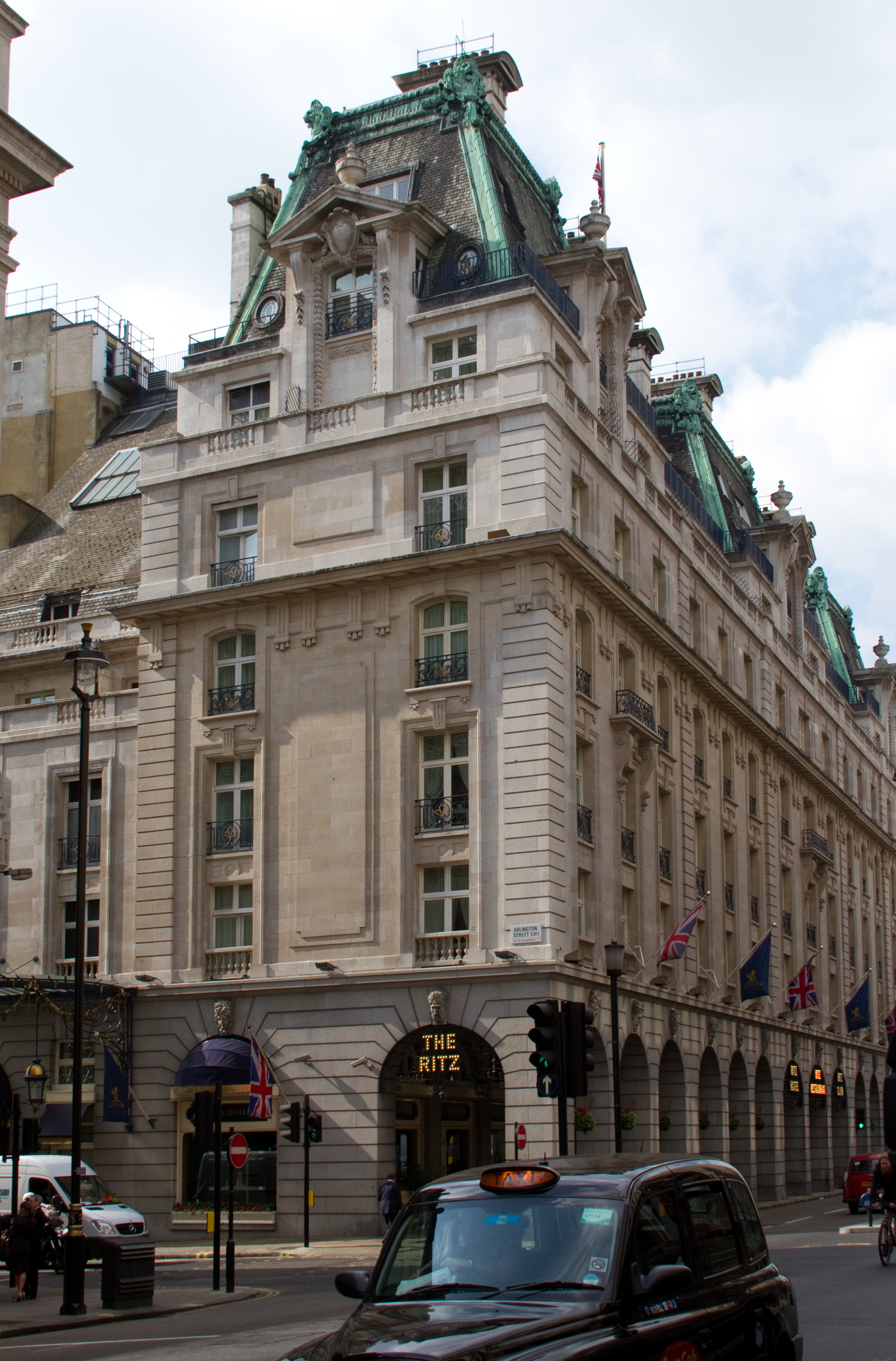 The Ritz Hotel, London — view The Ritz Hotel, London — view