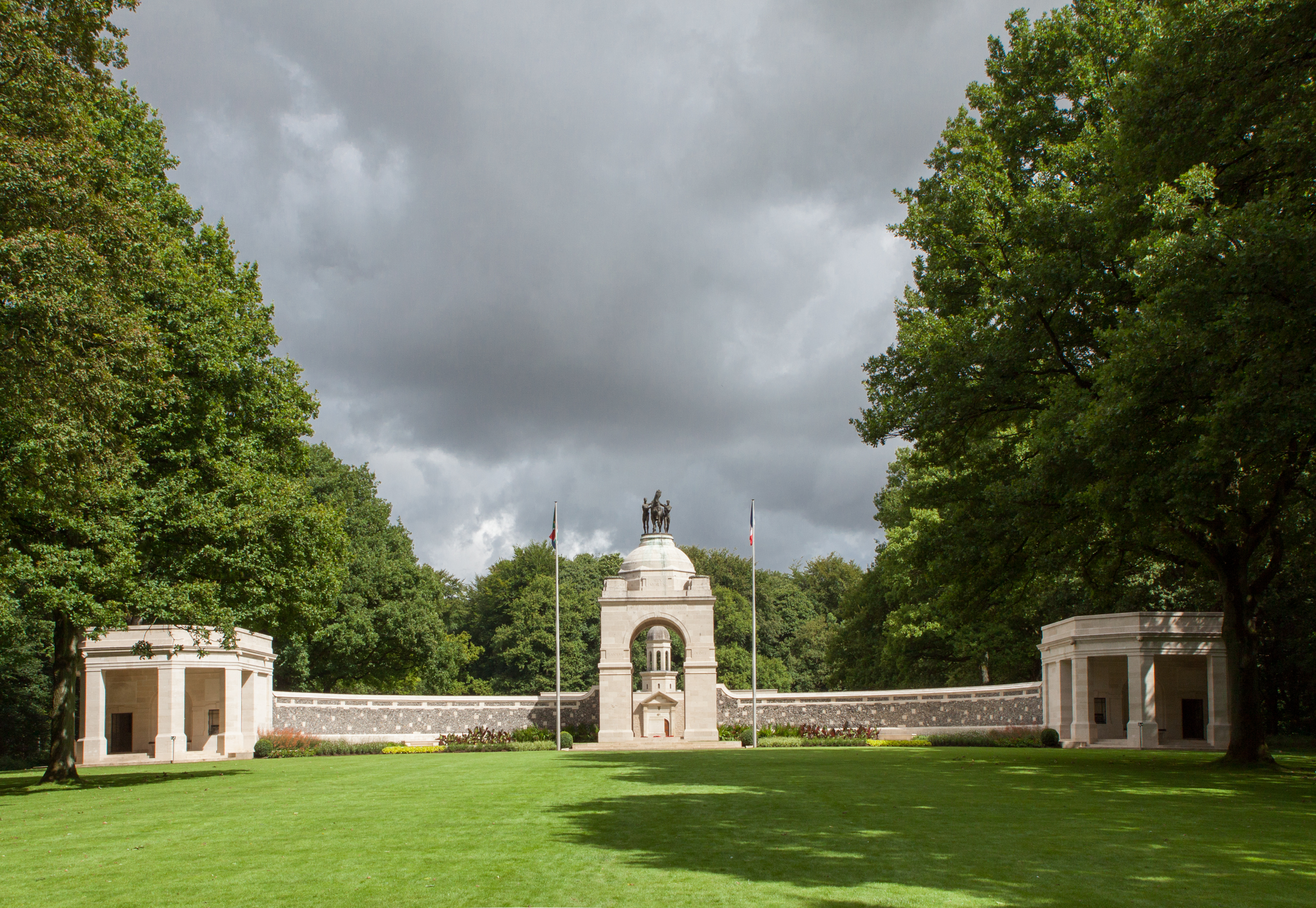 Delville Wood South African National Memorial — view Delville Wood South African National Memorial — view