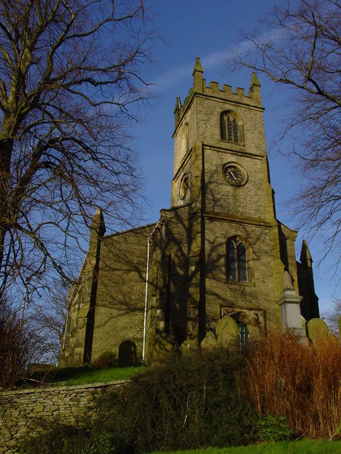 Holy Trinity Church, Rainow — view
