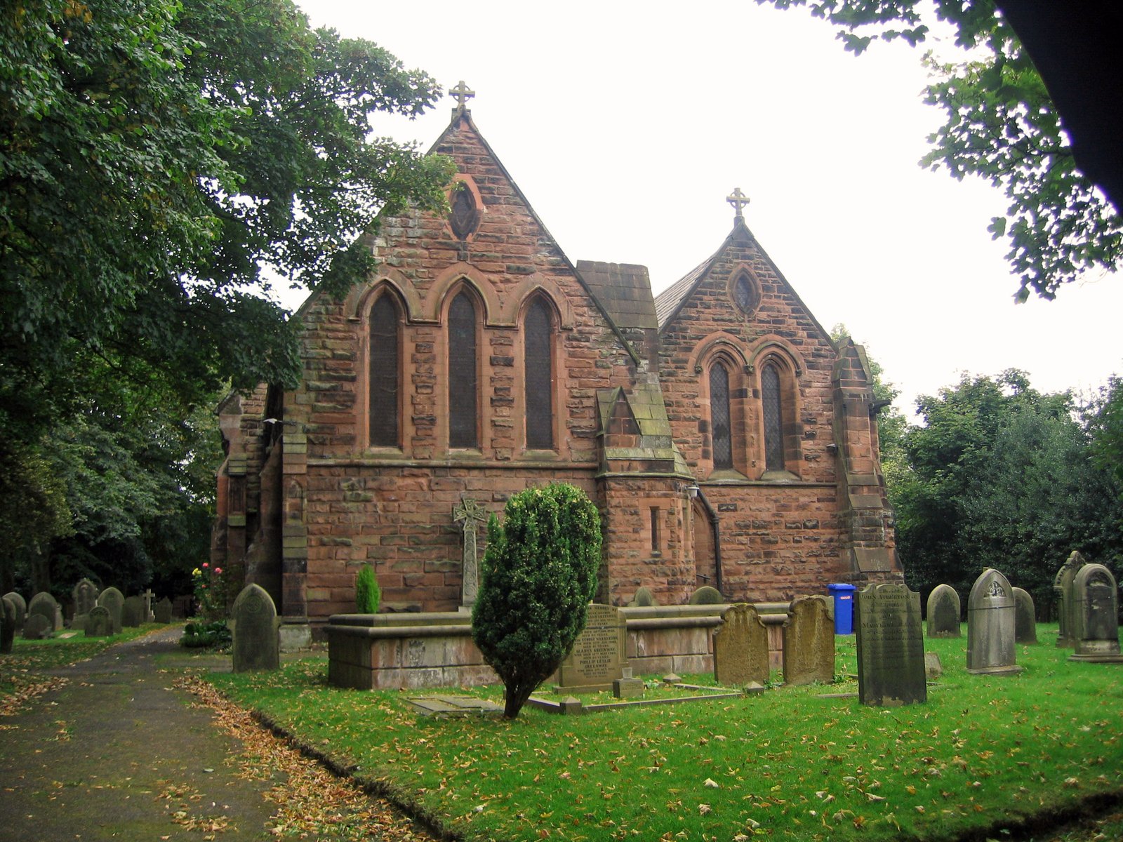 All Saints Church, Thelwall — view All Saints Church, Thelwall — view