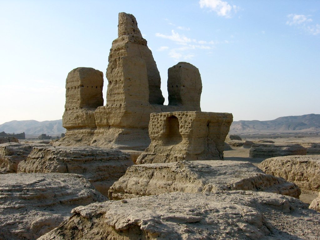 Jiaohe ruins — view