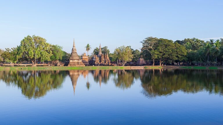 UNESCO World Heritage Sites Near Sukhothai: The Birthplace of the Thai Kingdom, the King Who Invented the Thai Alphabet in 1283 and the Ruined Capital With 193 Surviving Monuments Across 70 Square Kilometres