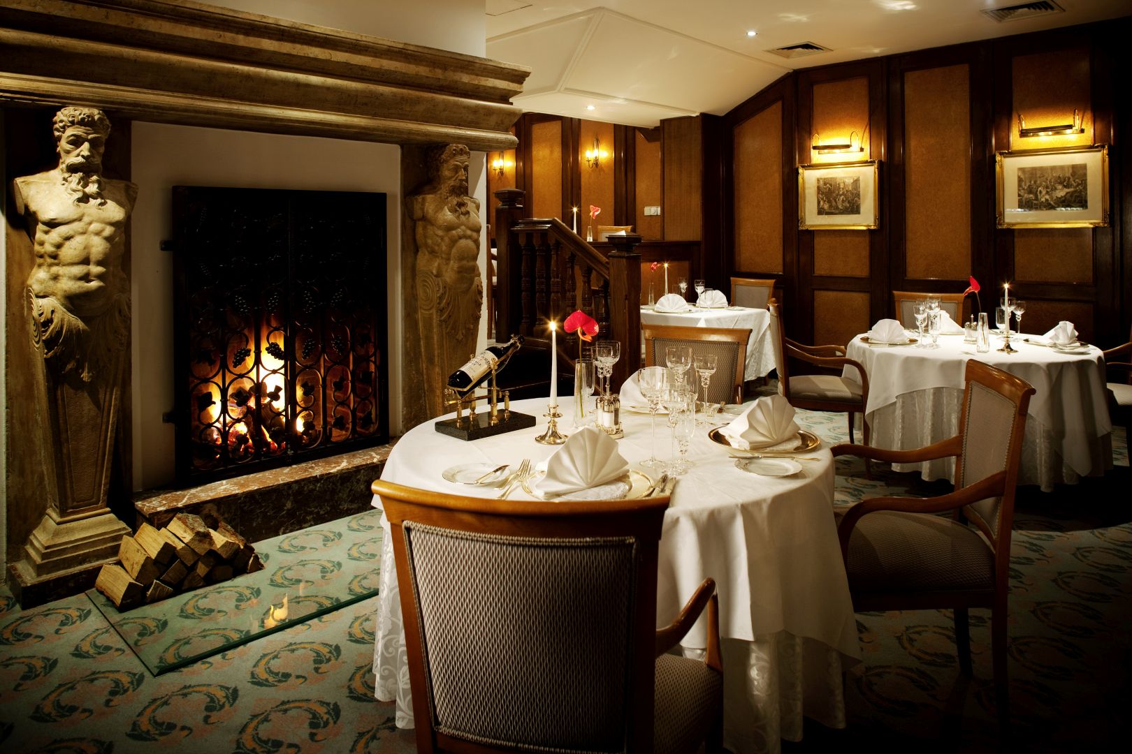 Gourmet Club room at the Art Nouveau Palace Hotel, Prague