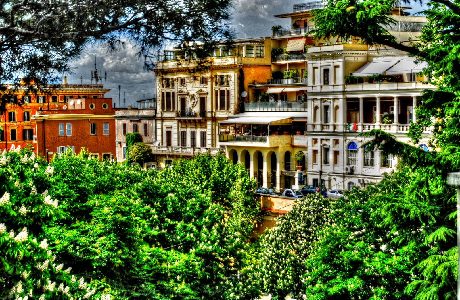 View over Frascati, Lazio