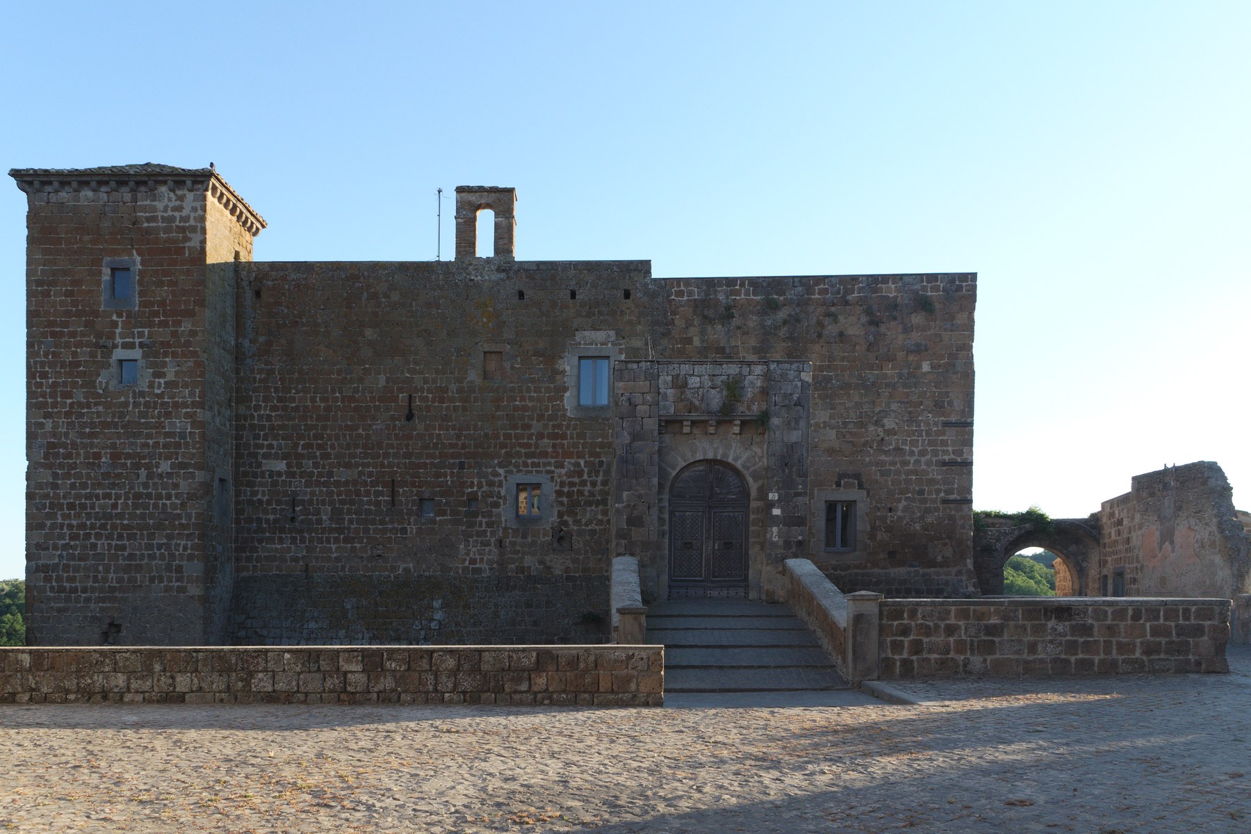 The Castello Orsini in the abandoned village of Celleno
