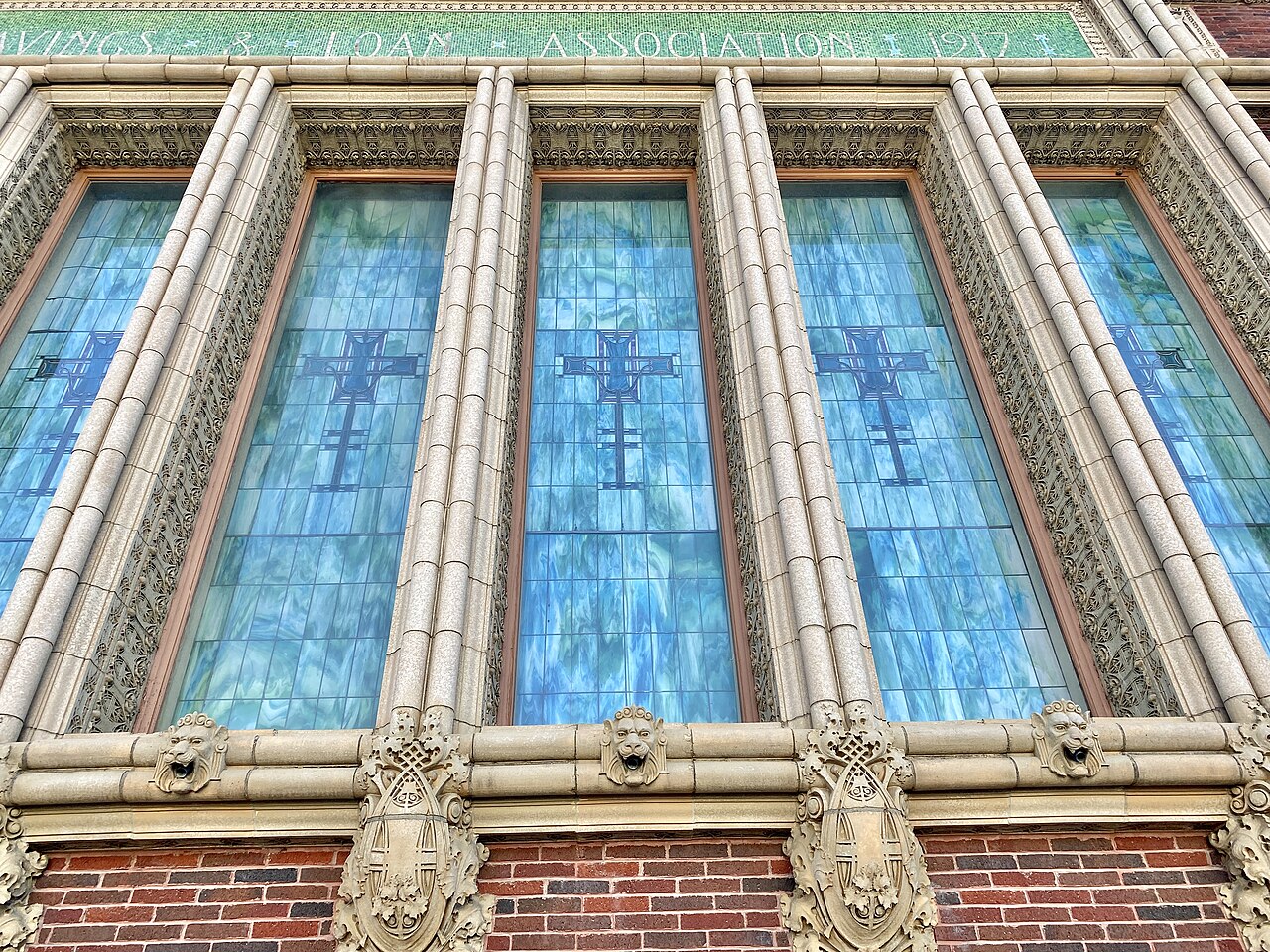 The brick-and-mosaic “jewel box” bank by Louis Sullivan in Sidney, Ohio