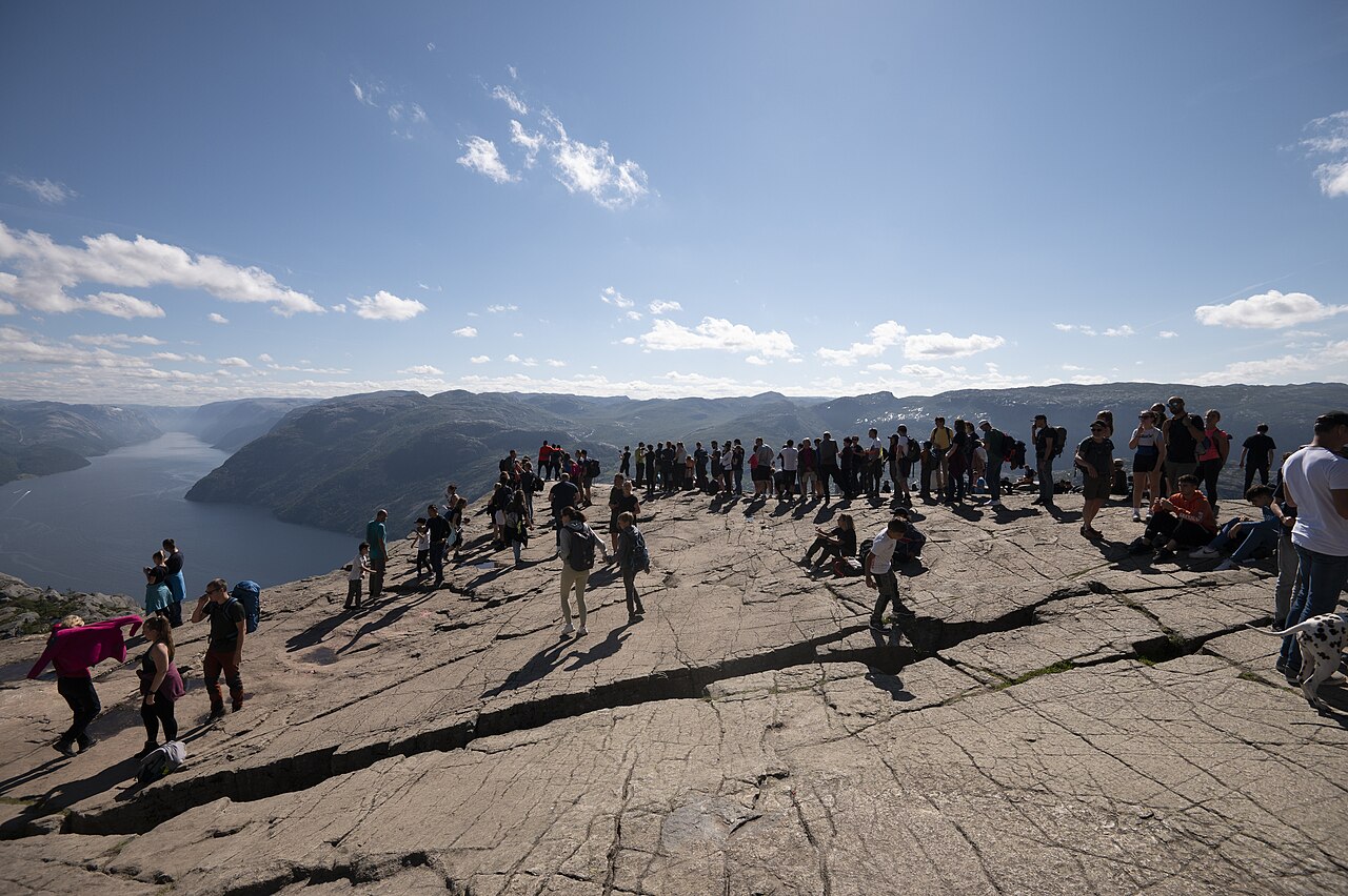 Preikestolen — via Wikimedia Commons