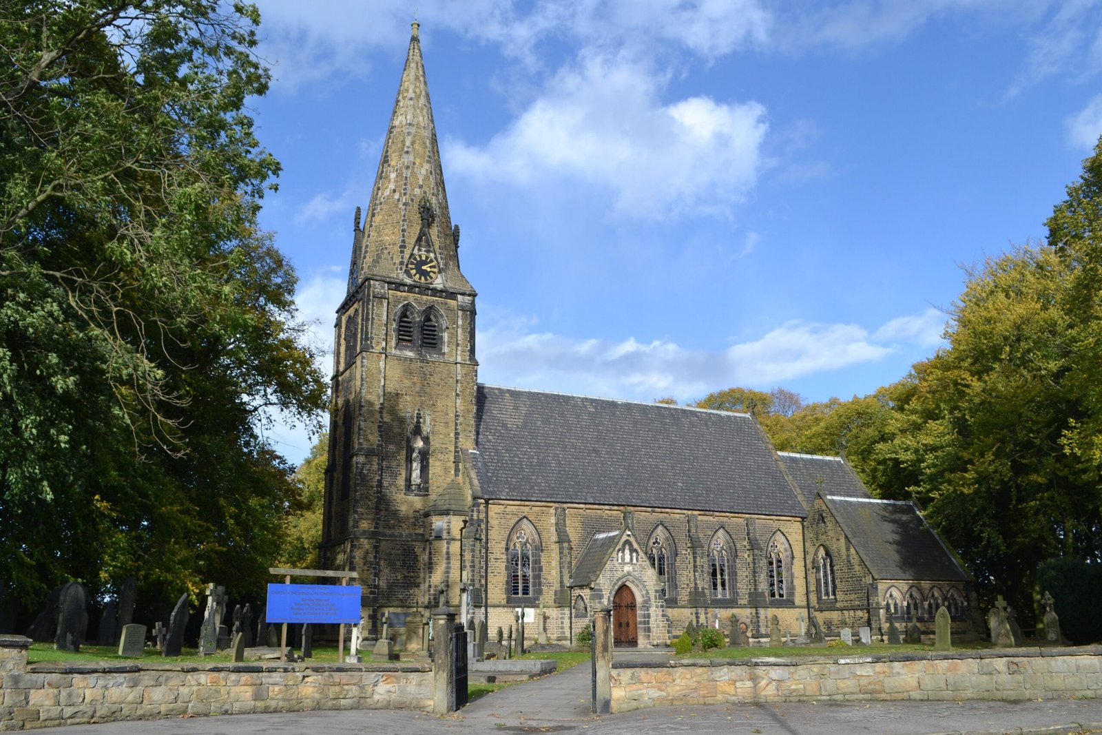 Church of the Immaculate Conception, Spinkhill — view Church of the Immaculate Conception, Spinkhill — view
