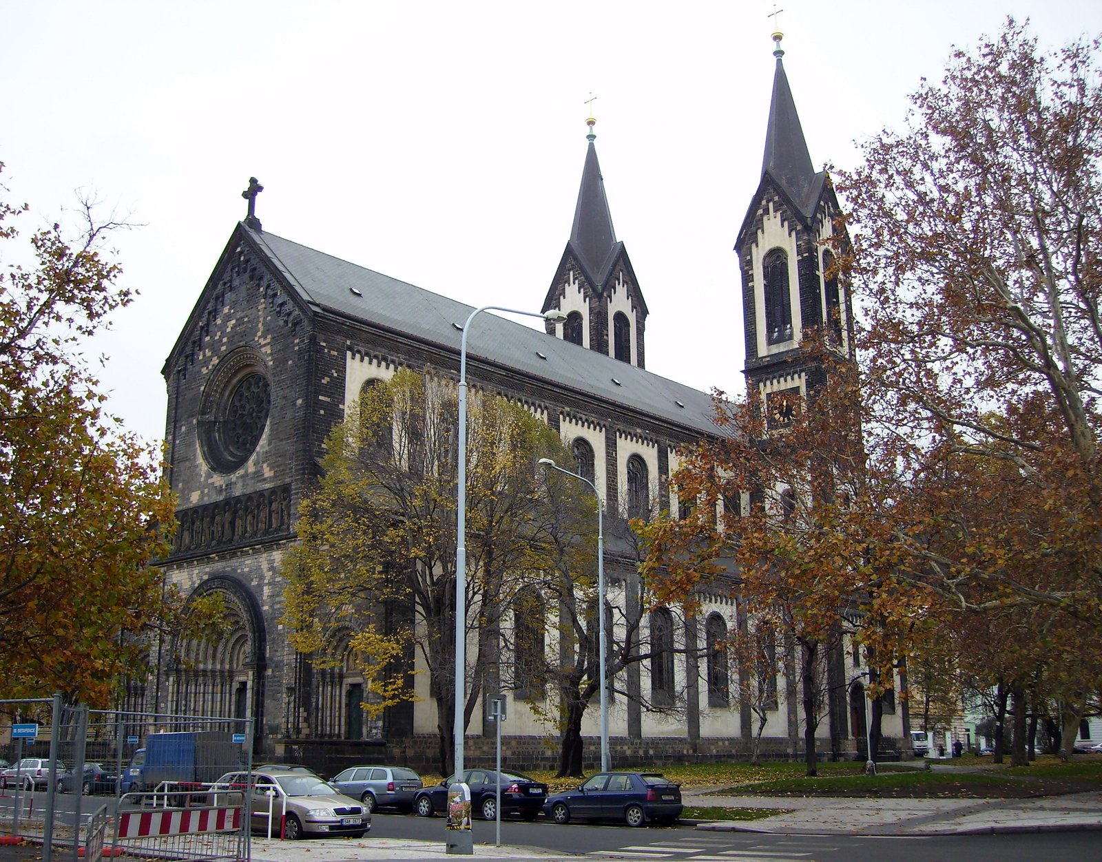 Church of Saints Cyril and Methodius (Karlín) — view Church of Saints Cyril and Methodius (Karlín) — view