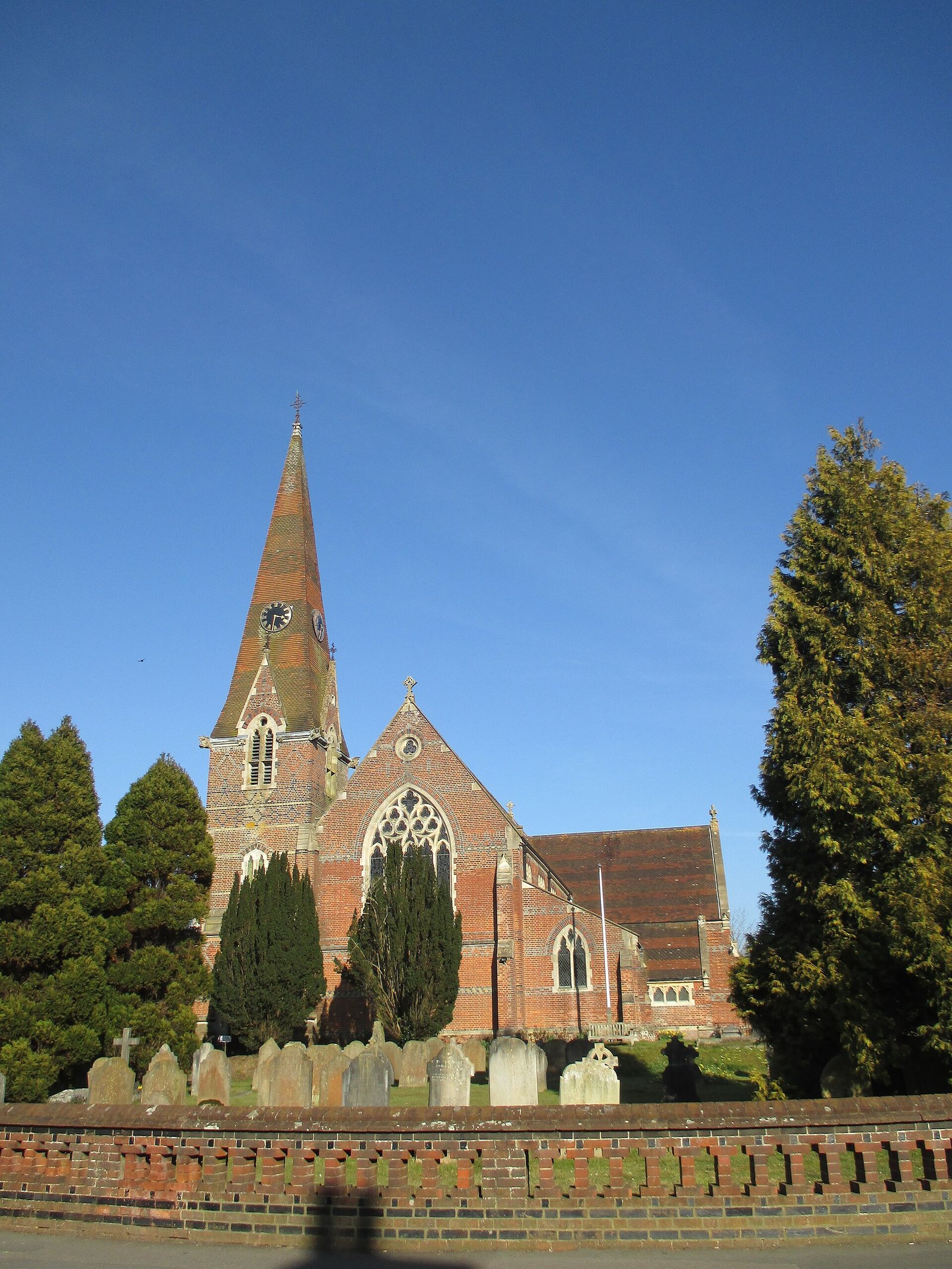 St John the Evangelist's Church, Burgess Hill — view St John the Evangelist's Church, Burgess Hill — view