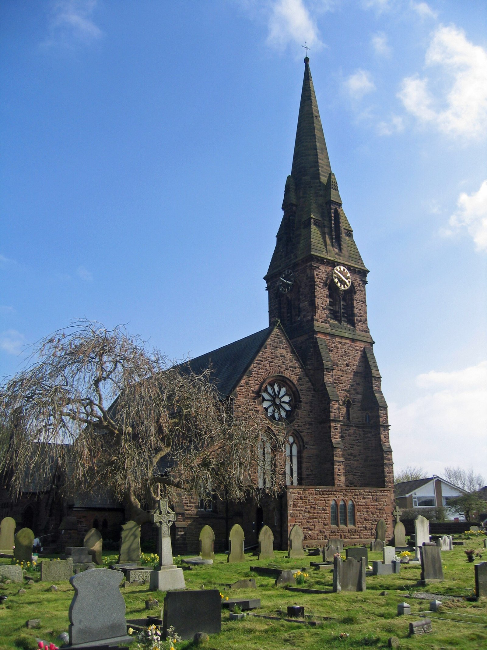 St John the Evangelist's Church, Winsford — view St John the Evangelist's Church, Winsford — view
