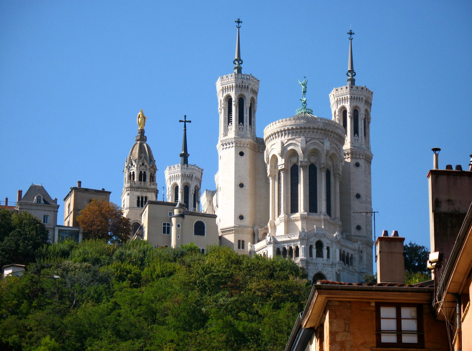 Basilica of Notre-Dame de Fourvière — view Basilica of Notre-Dame de Fourvière — view