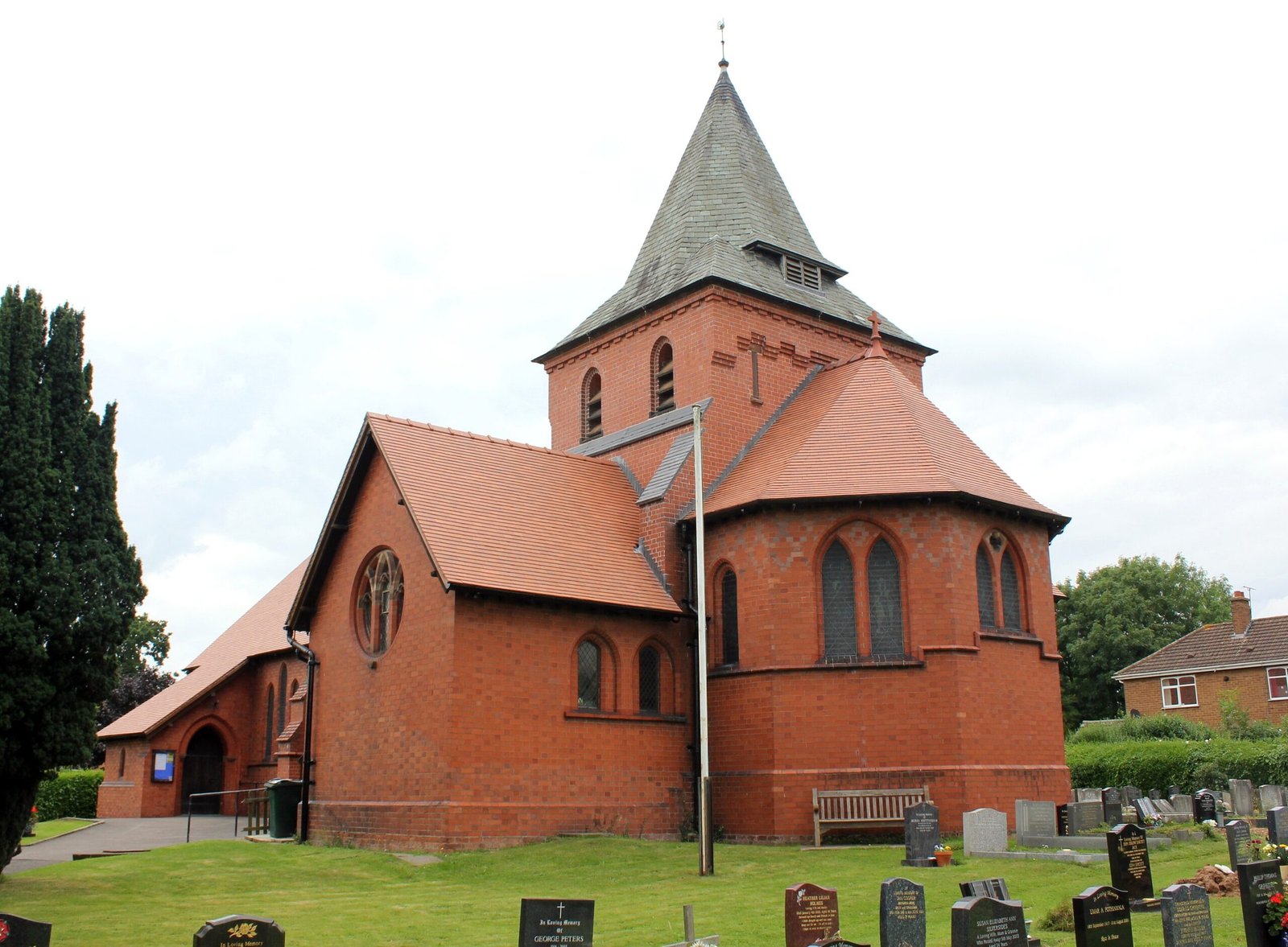 All Saints Church, Great Saughall — view All Saints Church, Great Saughall — view