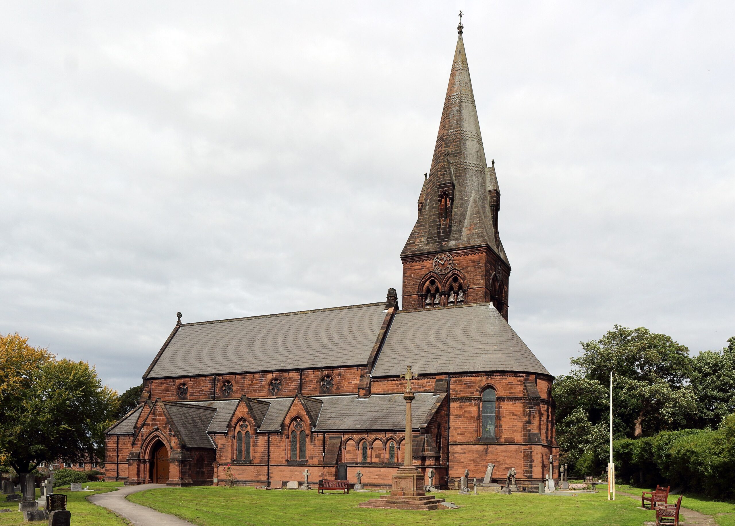 St Barnabas' Church, Bromborough — view St Barnabas' Church, Bromborough — view