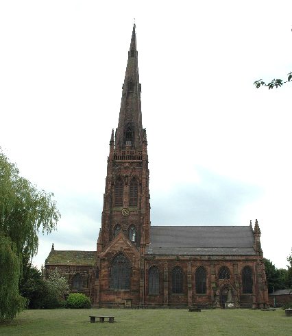 St Elphin's Church, Warrington — view St Elphin's Church, Warrington — view
