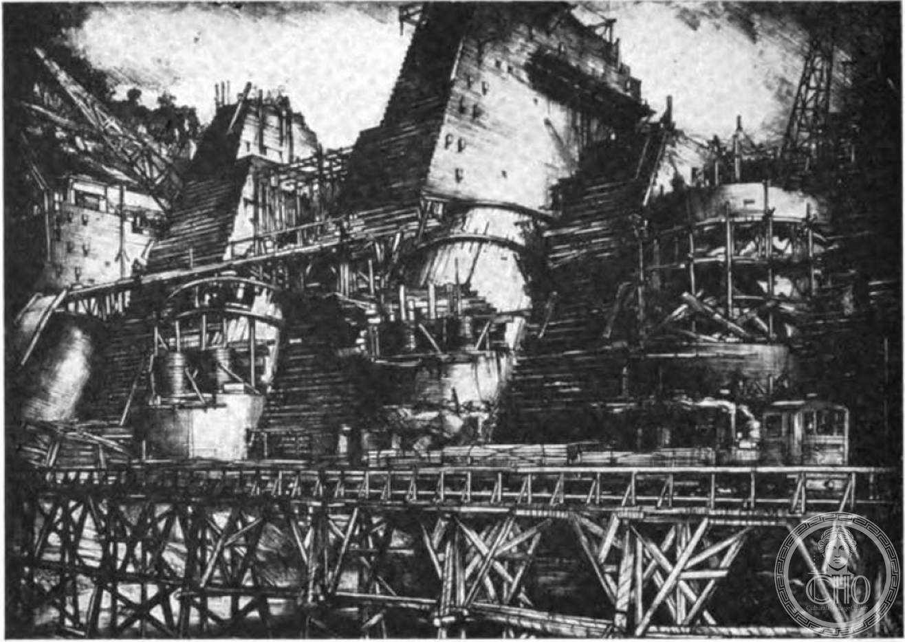 A Dam Under Construction: a Lithograph Attributed to Giulio Cisari, and a Date That Doesn’t Fit