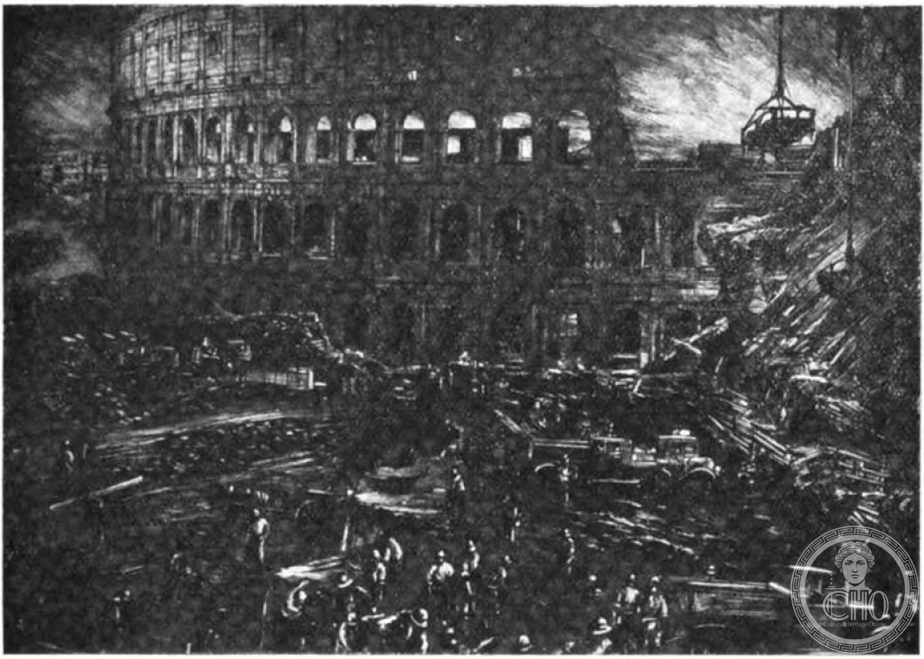 «Roma mussoliniana»: a 1933 Lithograph by Giulio Cisari