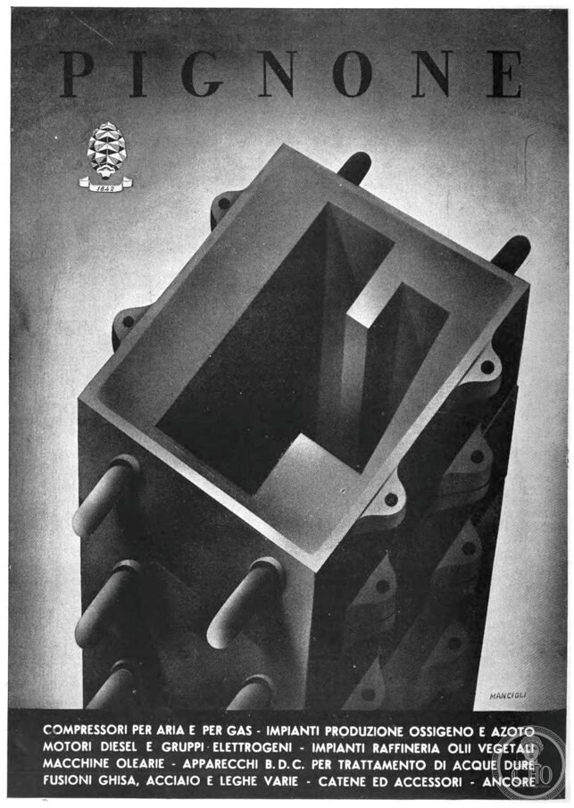 «Il Pignone»: a 1941 Advertising Poster by Corrado Mancioli