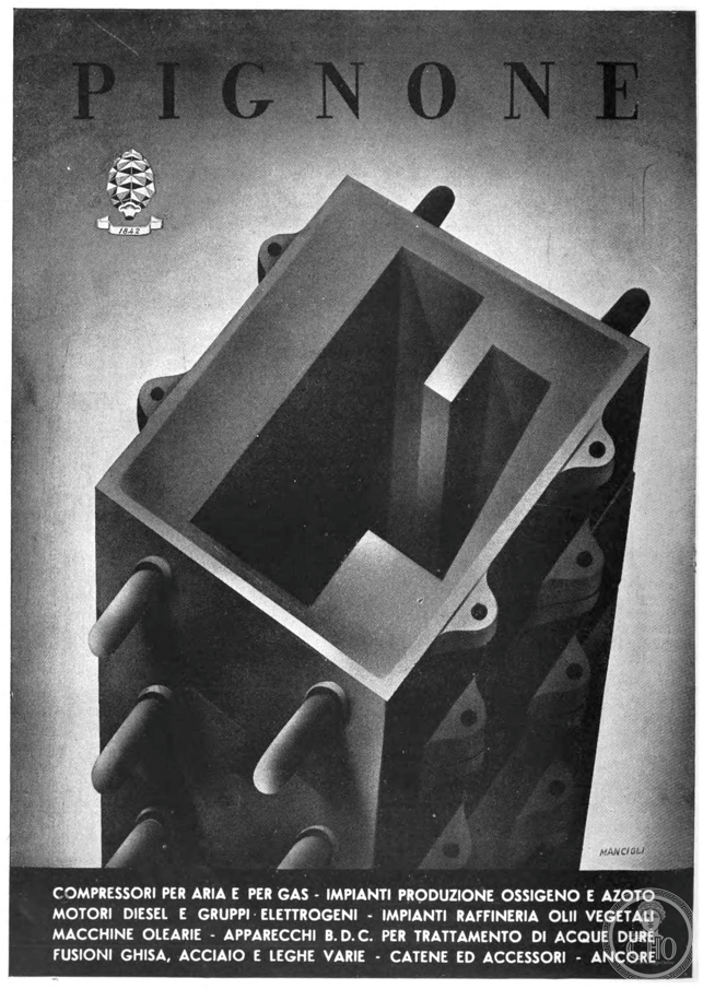«Il Pignone»: a 1941 Advertising Poster by Corrado Mancioli