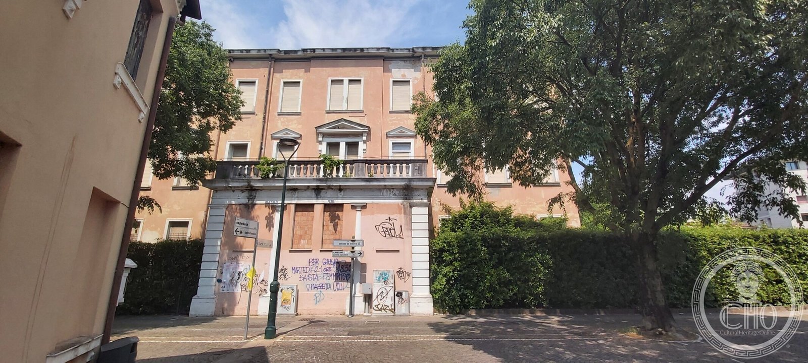 The Cecchini pavilion of the former Umberto I hospital in Mestre