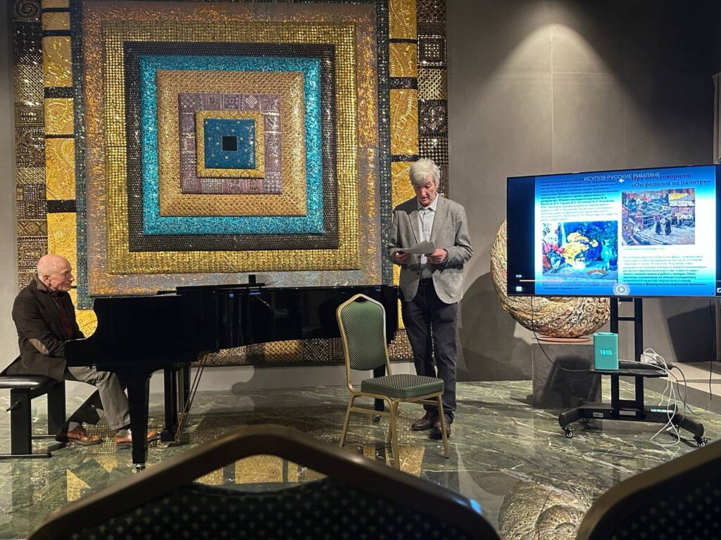 Durante una conferenza