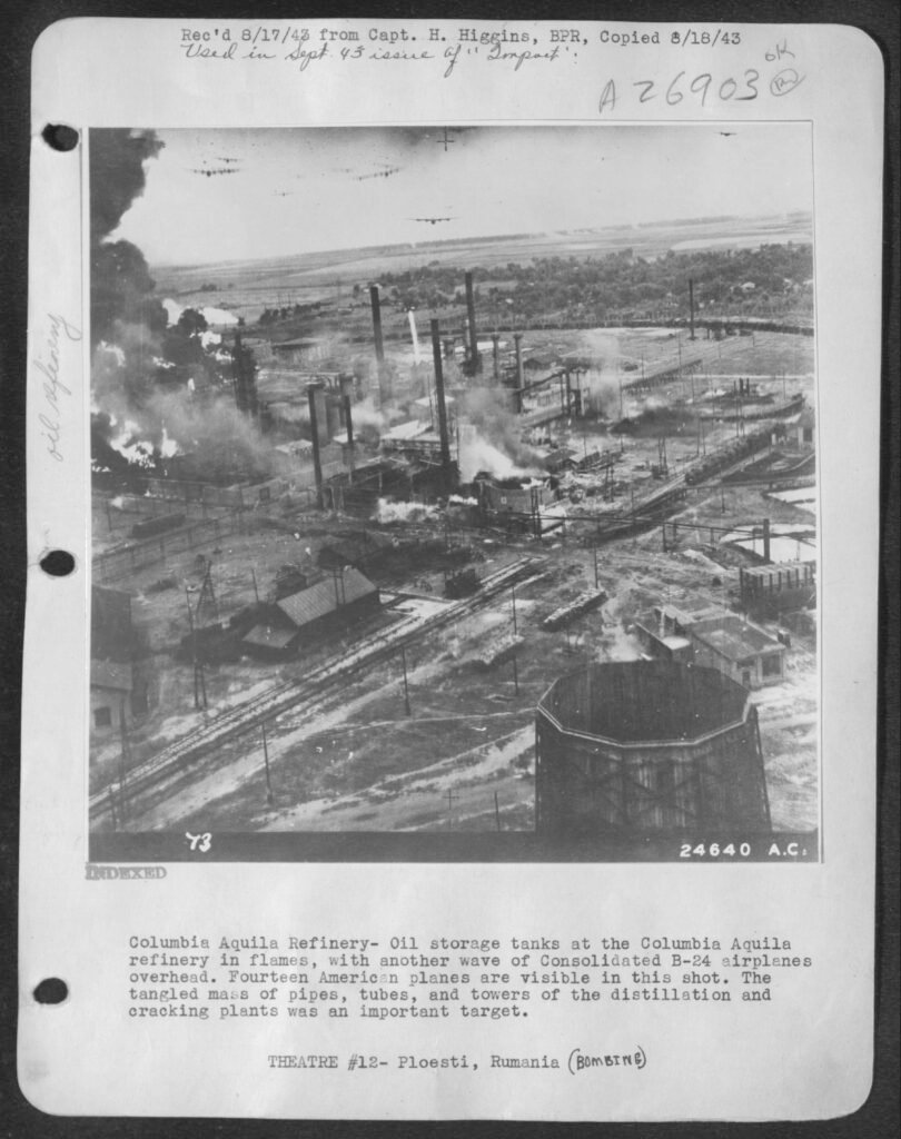 Anniversary: The Operation Tidal Wave Raid on Ploiești — August 1, 1943