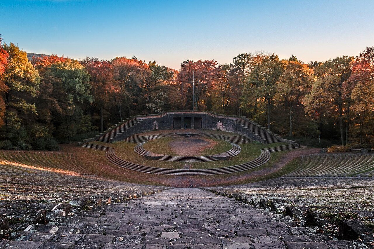 The Thingstätte open-air stage and stone tiers