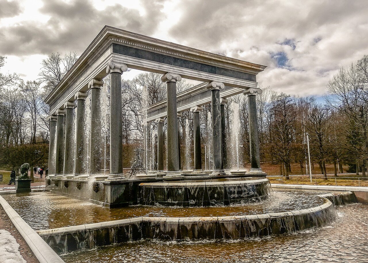 Lion Cascade, Peterhof Palace and Gardens, UNESCO World Heritage Site